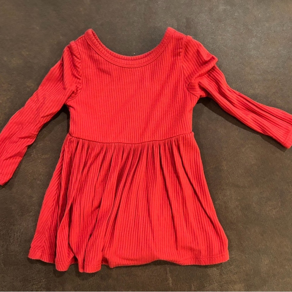 EUC Little Sleepies ribbed twirl play dress. 3-6 month.